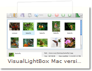 Web Photo Album Mac version - Main Window