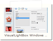 Web Photo Album Windows version - Templates Tab